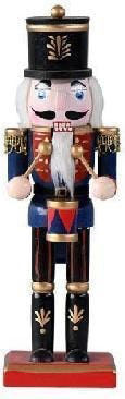 Best For Life Philosophy Wooden Christmas Nutcracker 25cm Blue