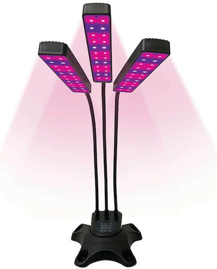 Desk Grow Light 4000K with 135 LED and Power 18W L3xW45cm. with 3 360° lamps