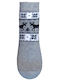 Children's socks fronte jacquard grey-blue