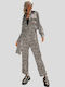 Women's Long-sleeved One-piece Suit Multicolored
