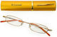 Eyelead P 203 Reading Glasses +0.50 Pocket in Gold color