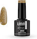 Lorin Ημιμόνιμο Βερνίκι Νυχιών 403 Blonde Glitt...