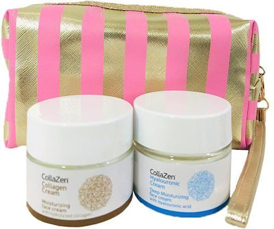 Collazen Collagen Cream 50ml & Hyaluronic Cream 50ml Σετ Περιποίησης με Κρέμα Προσώπου