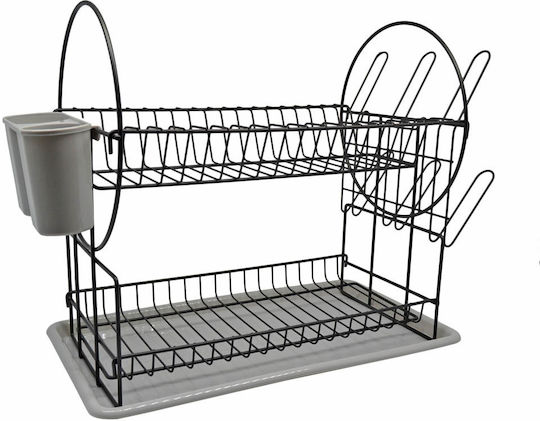 Ankor Metallisches Schwarz Spülbeckenablauf 50x24x34cm