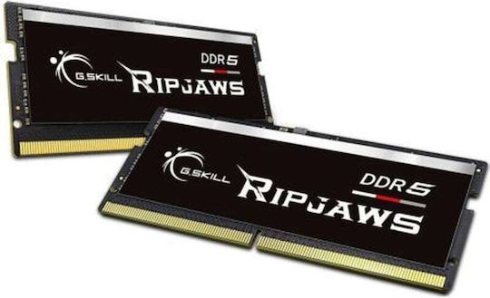 G.Skill Ripjaws 32GB DDR5 RAM cu 2 module (2x16GB) și Viteză 4800 pentru Laptop