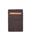Lavor Men's Leather Card Wallet with RFID Brown