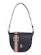 Tommy Hilfiger Life Saddle Γυναικεία Flap Bag 'Ωμου Μπλε