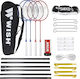 Wish Alumtec Rachete Badminton Set 4buc