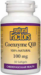 Natural Factors Coenzyme Q10 100мг 30 софтджел