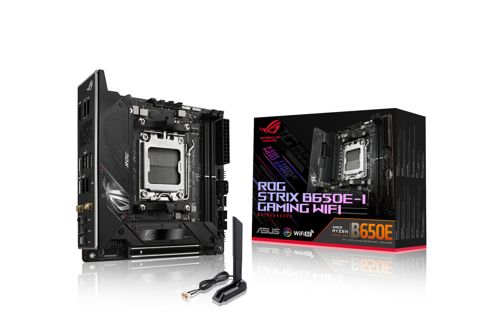 Asus ROG Strix B650E-I Gaming Wi-Fi Motherboard Mini ITX με AMD AM5 Socket (90MB1BI0-M0EAY0)