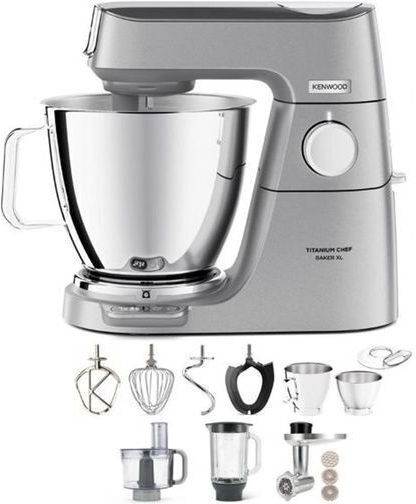 Kenwood Titanium Chef Baker XL Stand Mixer 1200W with Glass Mixing Bowl 7lt