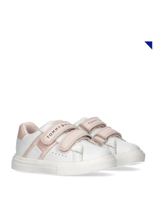 Kids Sneakers with Scratch White