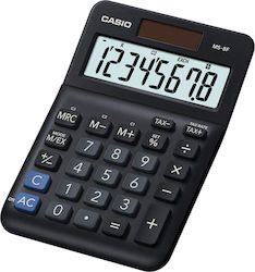 Casio Taschenrechner Buchhaltung 8 Ziffern in Schwarz Farbe