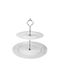 Oriana Ferelli Porcelain Dessert Tower Stand with 2 Tiers White Ø27cm