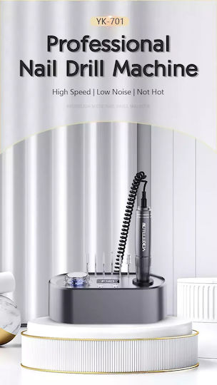 Mixcoco Nail Drill Power 40W Black with 40000 Rotations per Minute