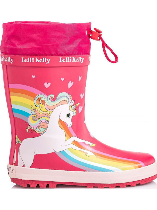 Kids Wellies Fuchsia