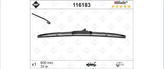 SWF Hybrid Fahrer-Seiten Scheibenwischer 600mm Universell