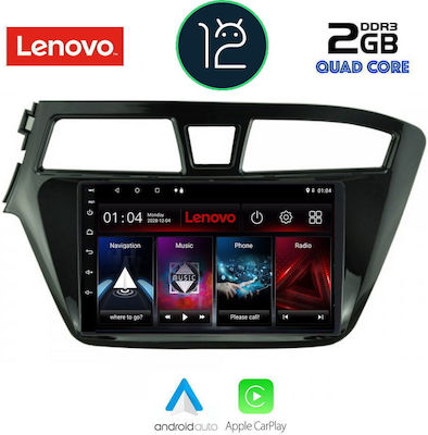 Lenovo Ηχοσύστημα Αυτοκινήτου για Hyundai i20 2014-2019 (Bluetooth/USB/WiFi/GPS) με Οθόνη Αφής 9"