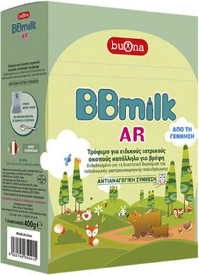 Buona Anti-Reflux Milchnahrung Bbmilk AR für 0m+ 400gr