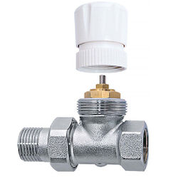 Brass Form 705 ½" Outer Loop Straight Switch for Radiator Body