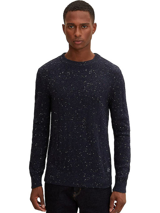 Langarm-Pullover Marineblau
