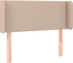 vidaXL Cappuccino Faux Leather Bed Headboard 10...