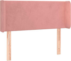 vidaXL Fabric Pink Bed Headboard 103x88cm