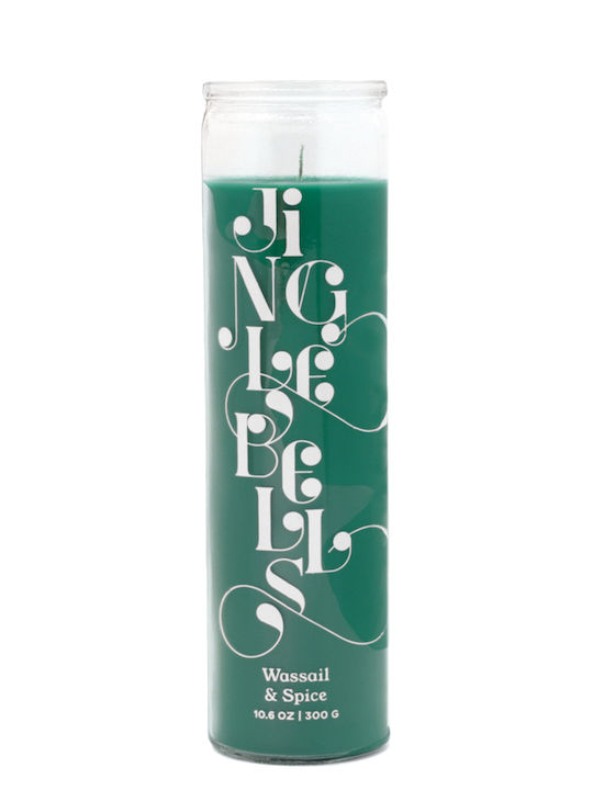Paddywax Wassail & Spice Christmas Glass Green Candle