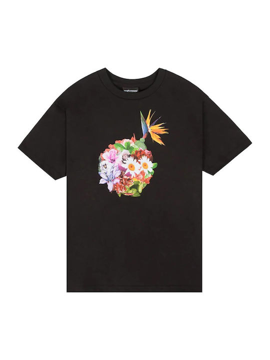 T-shirt Μαύρο