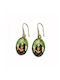 Oval earrings Frida Kahlo