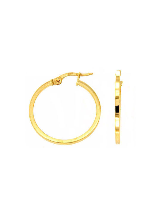 14K GOLD OHRRINGE RSLG322