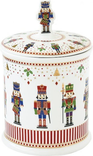 Marva Weihnachtlich Vase Porzellan L14xB14xH29cm. für Kekse