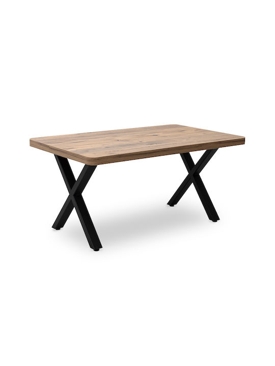 Jeremy Rectangular Wooden Coffee Table Natural L100xW60xH45cm