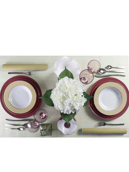 Mayestic Mayestic Regal Brown Porcelain Dinnerware Set 20pcs