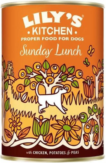 Lily's Kitchen Sunday Lunch Nassfutter Hunde in Dose mit Huhn 400gr