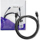 Qoltec USB 3.1 Cable USB-C male - USB-C Μαύρο 2.5m 52352