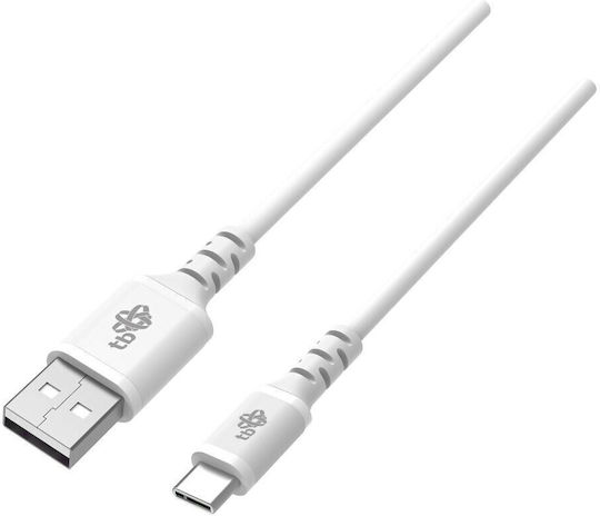 Tb Energy USB 2.0 Kabel USB Typ-C männlich - USB-A Weiß 2m AKTBXKUCMISI20W