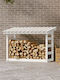 vidaXL Wooden Box Wood Storage 108x64.5x78cm White