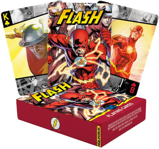 Aquarius DC Comics The Flash Συλλεκτική Τράπουλα Πλαστικοποιημένη για Poker