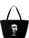 Karl Lagerfeld Women's Bag Shopper Shoulder Black