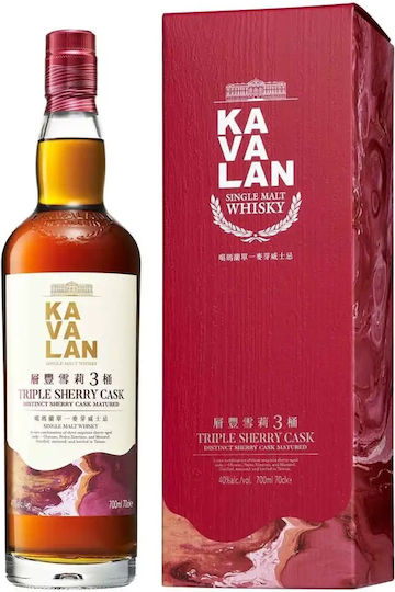 Triple Sherry Cask Single Malt Whisky din Taiwan 40% 700ml
