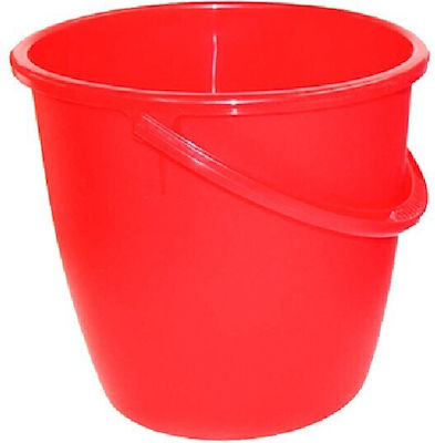 Viomes Κουβάς Πλαστικός Χωρητικότητας 6lt Κόκκινος