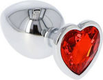 Toyz4lovers Anal Plug Heart Large Red