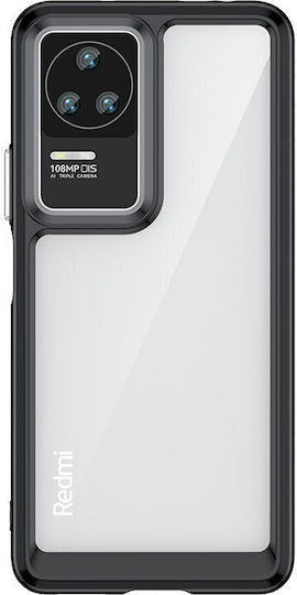 Hurtel Outer Space Back Cover Πλαστικό / Σιλικόνης Μαύρο (Poco F4 5G)