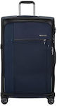 Samsonite Spectrolite 3.0 Trvl Spinner Large Travel Suitcase Fabric Blue with 4 Wheels Height 78cm