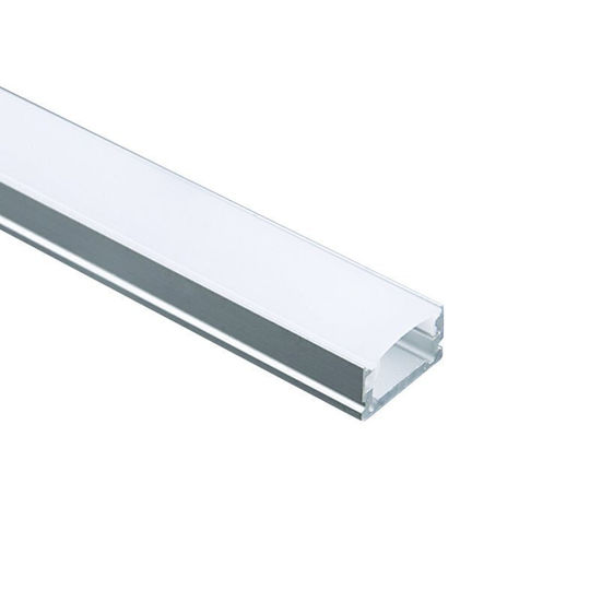 Aca Micro External Aluminum Profile for LED Strip with Opal Cover 200cm