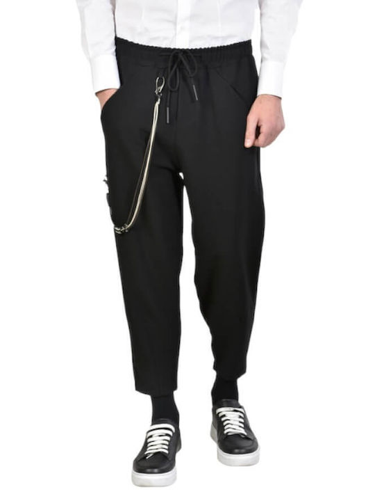 Xagon man μαύρο υφασμάτινο παντελόνι
