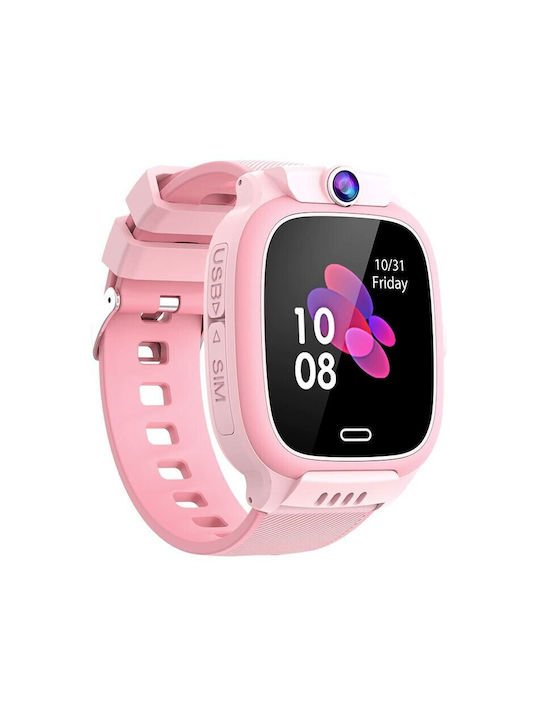 Y31 Kids Smartwatch with Rubber/Plastic Strap Pink