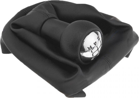 NTY Πόμολο 5 Ταχυτήτων για Peugeot 207 / 307 / 308 / 406 / 407 / 607 / 807 Μαύρο
