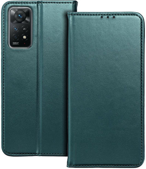Smart Magneto Book Synthetic Leather Dark Green (OPPO A57, A77)
